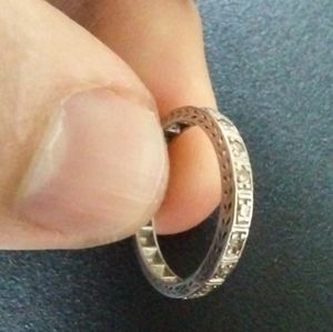 Art Deco Platinum and Diamond Ring
